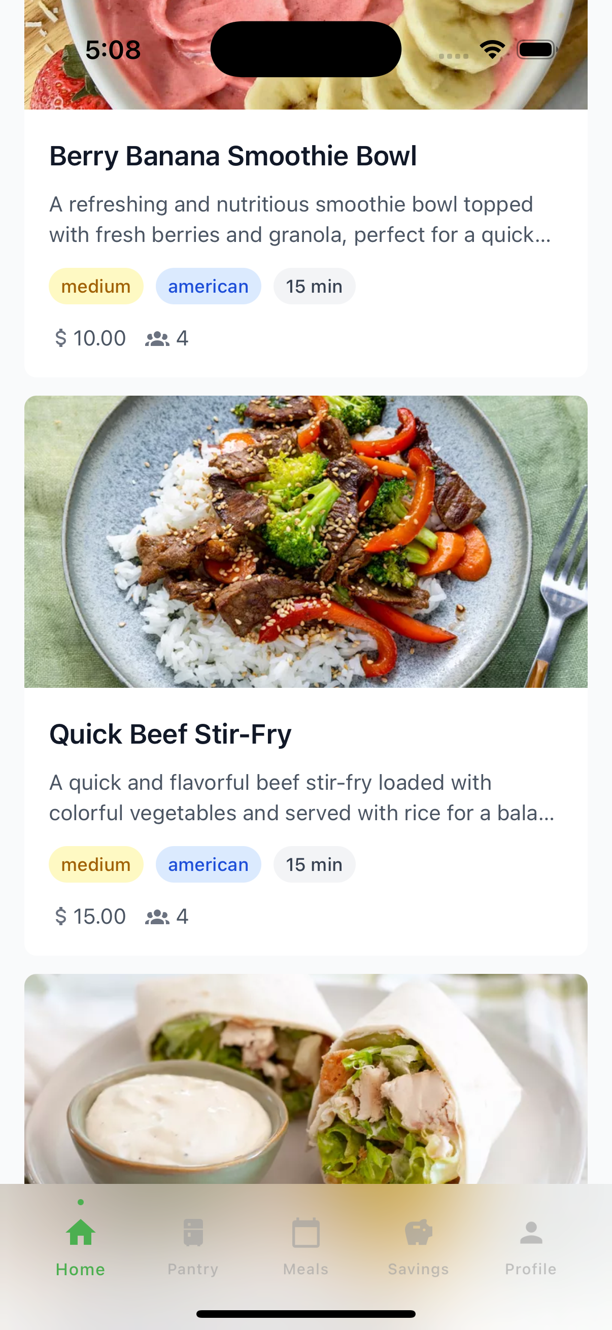 Recipe Browser
